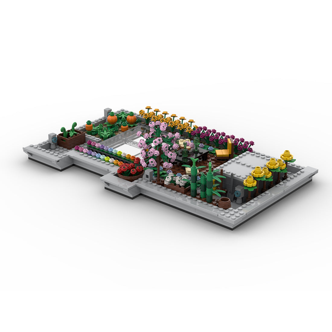 city apartment sitcomplex full version building blocks set(8574pcs)