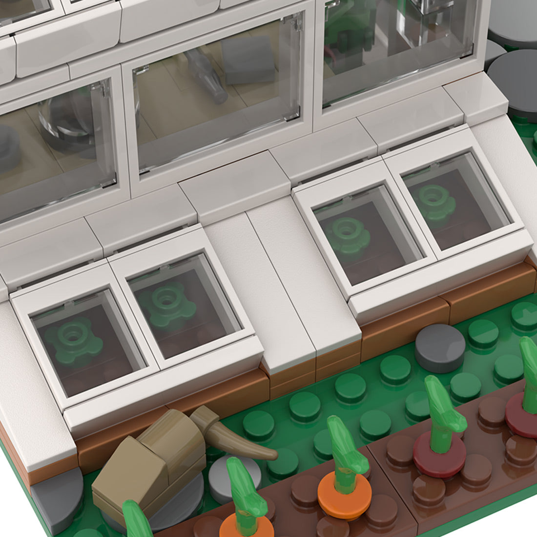 moc-194436 victorian greenhouse building blocks set(403pcs)