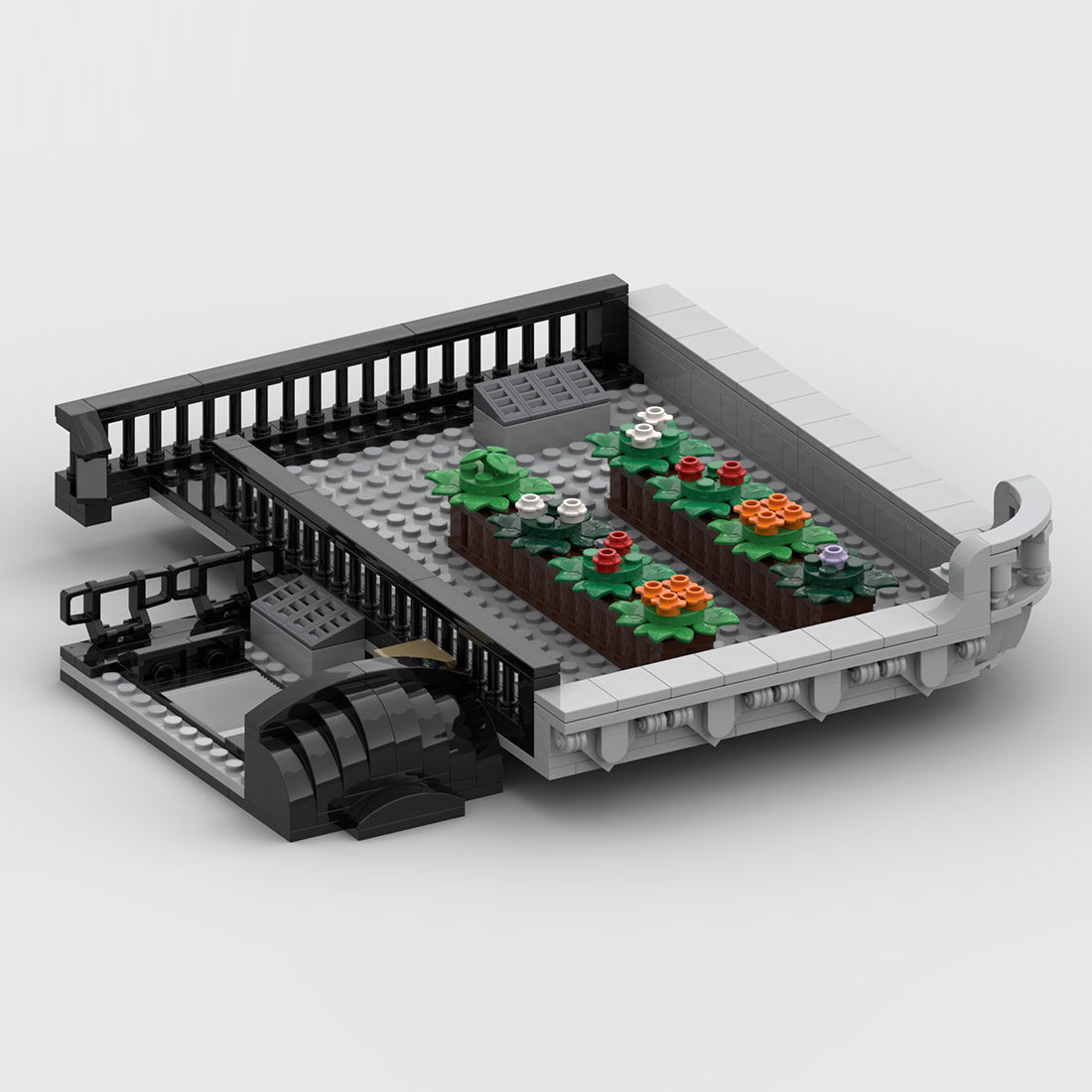 moc-139508 cornor modular car showroom building blocks set (3223pcs)