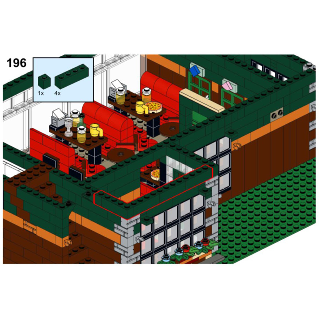 moc-92501 sitcomplex - maclaren's pub building blocks set(1588pcs+)