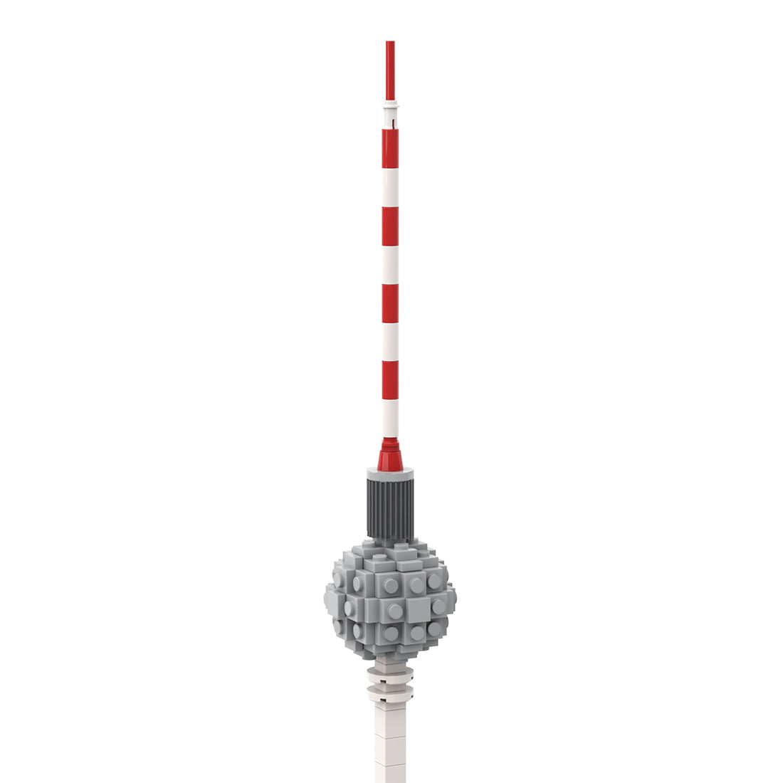 moc-250104 1/800 scale berlin tv tower building block set (99pcs)