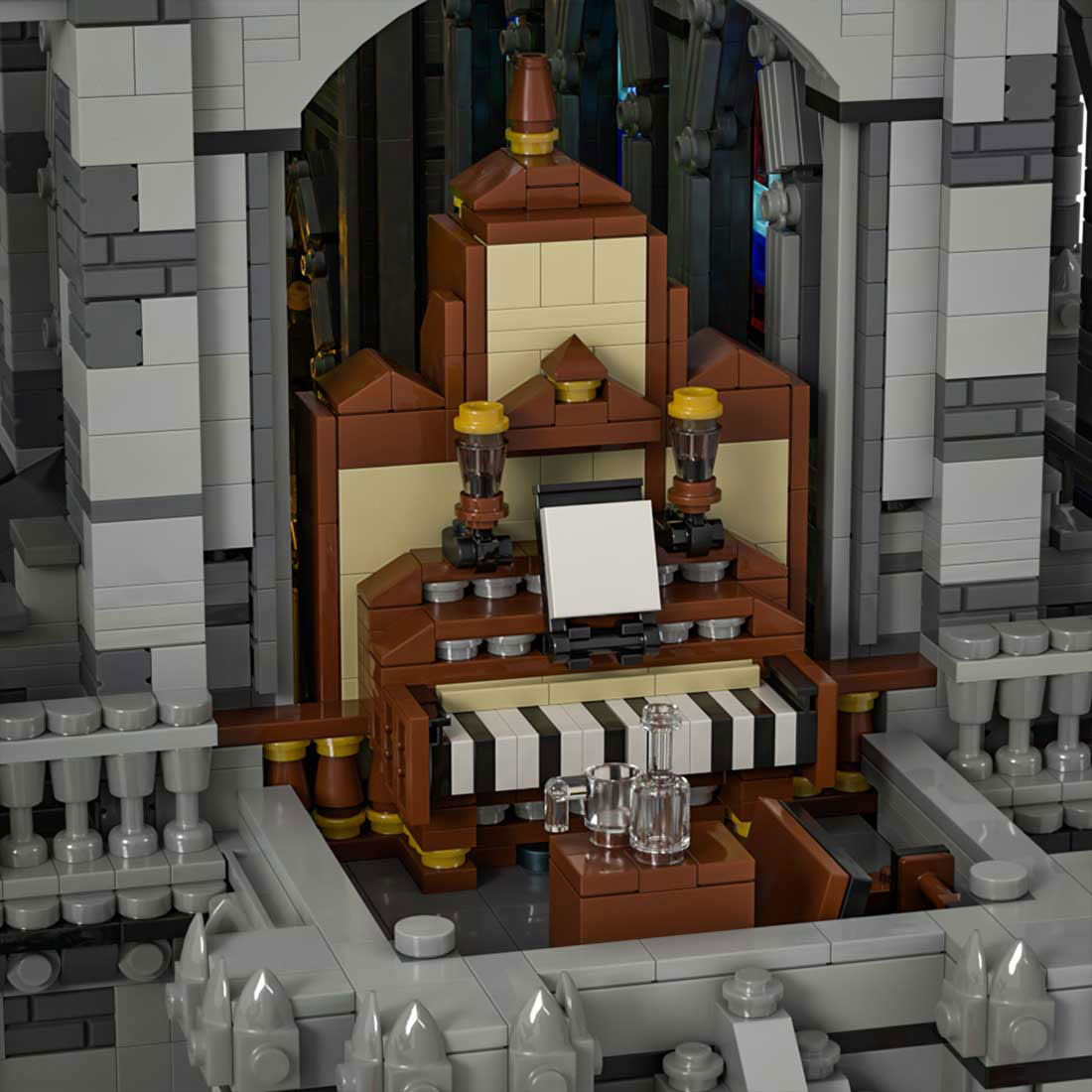 moc-29962 european gothic cathedrals building blocks set