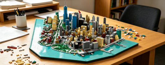 1/2000 Manhattan Financial District Building Blocks | Rebuild Wall Street’s Legendary Skyline