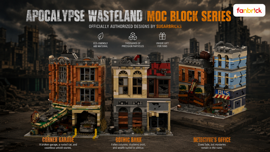 Apocalypse Aesthetic Masterpiece-3 Wasteland Street View Block Sets, Rebirth in the Ruins