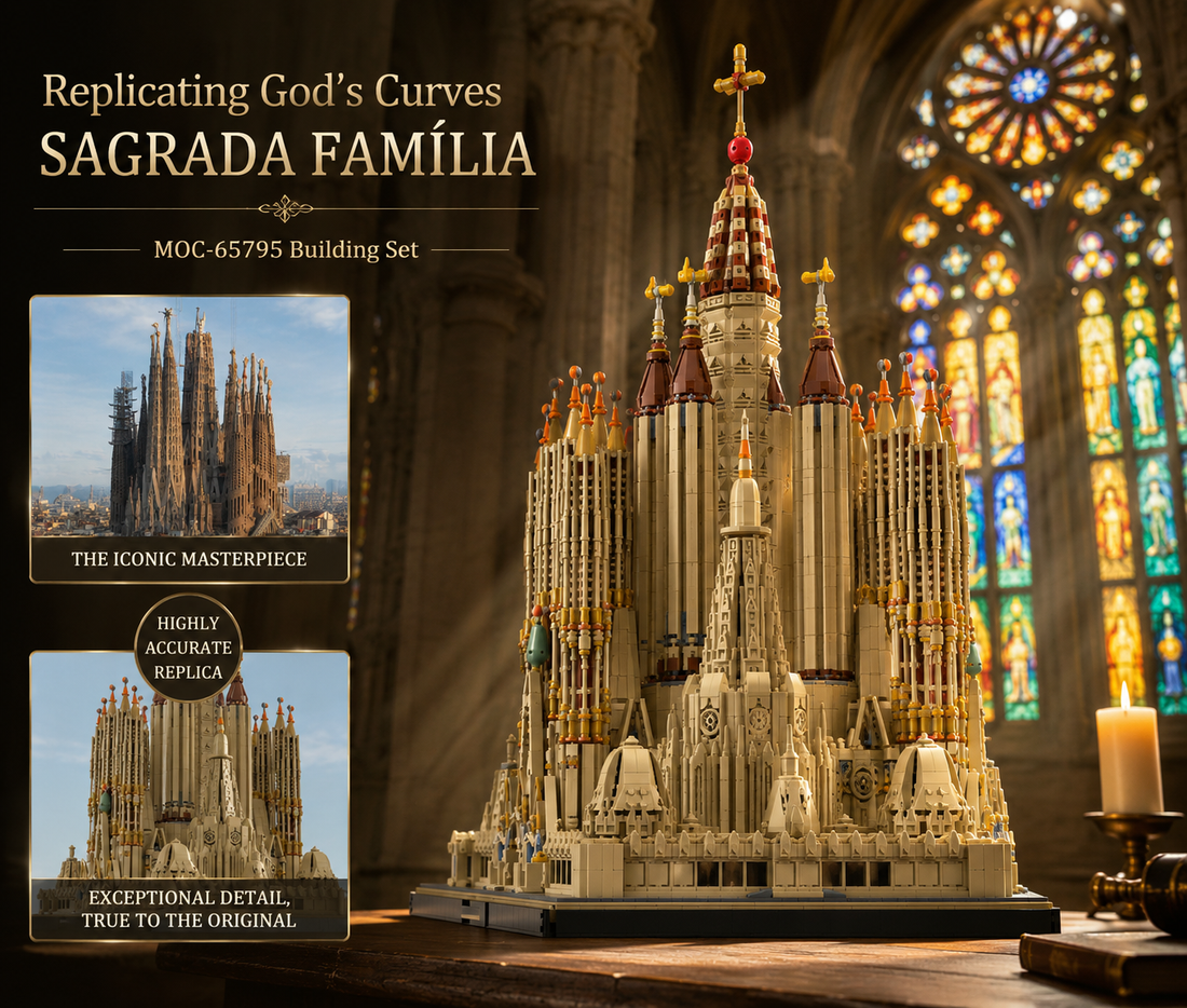 Replicating God’s Curves: Build Gaudí’s Iconic Sagrada Família in 10,045 Pieces