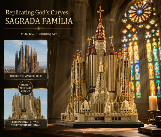 Replicating God’s Curves: Build Gaudí’s Iconic Sagrada Família in 10,045 Pieces