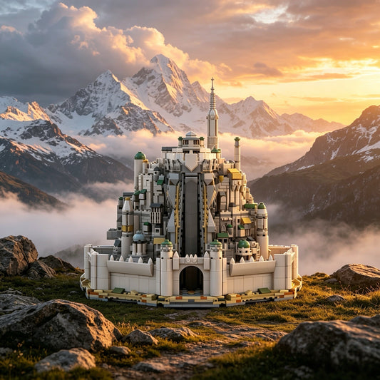 Build the Smaller White City of Gondor: A LOTR Inspired Fantasy Building Blocks Journey