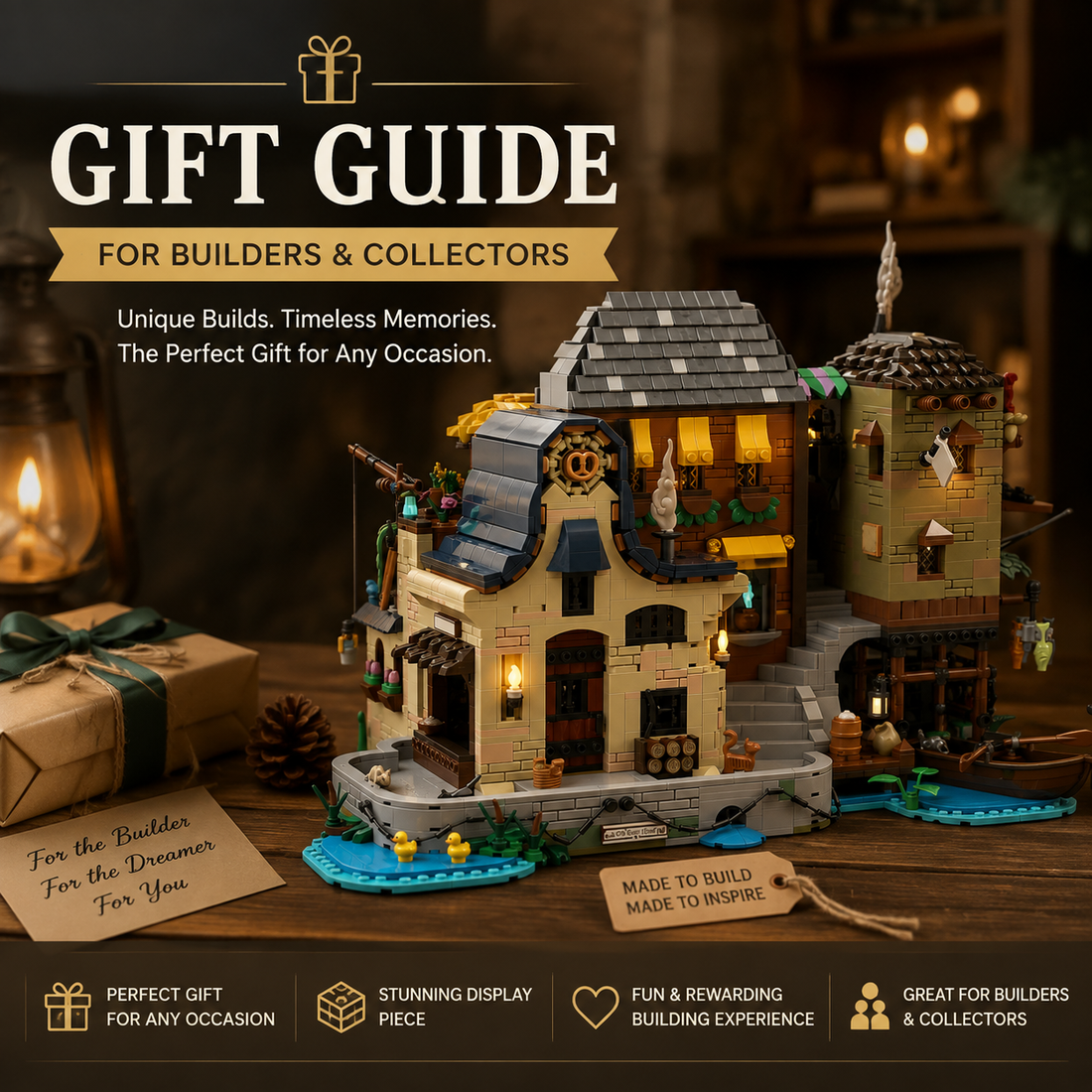 Old Town Wharf: A Perfect Modular Building Block Gift for Architecture Lovers