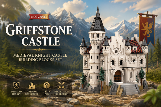 Griffstone Castle: The Legendary Medieval Castle Building Blocks Set Inspired by Royal Dreams