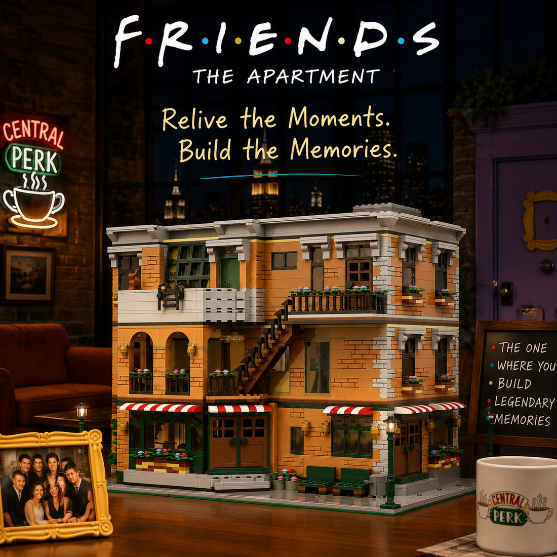 Rebuild Your Favorite Memories: The Ultimate Friends Apartment Building Blocks Set for Fans