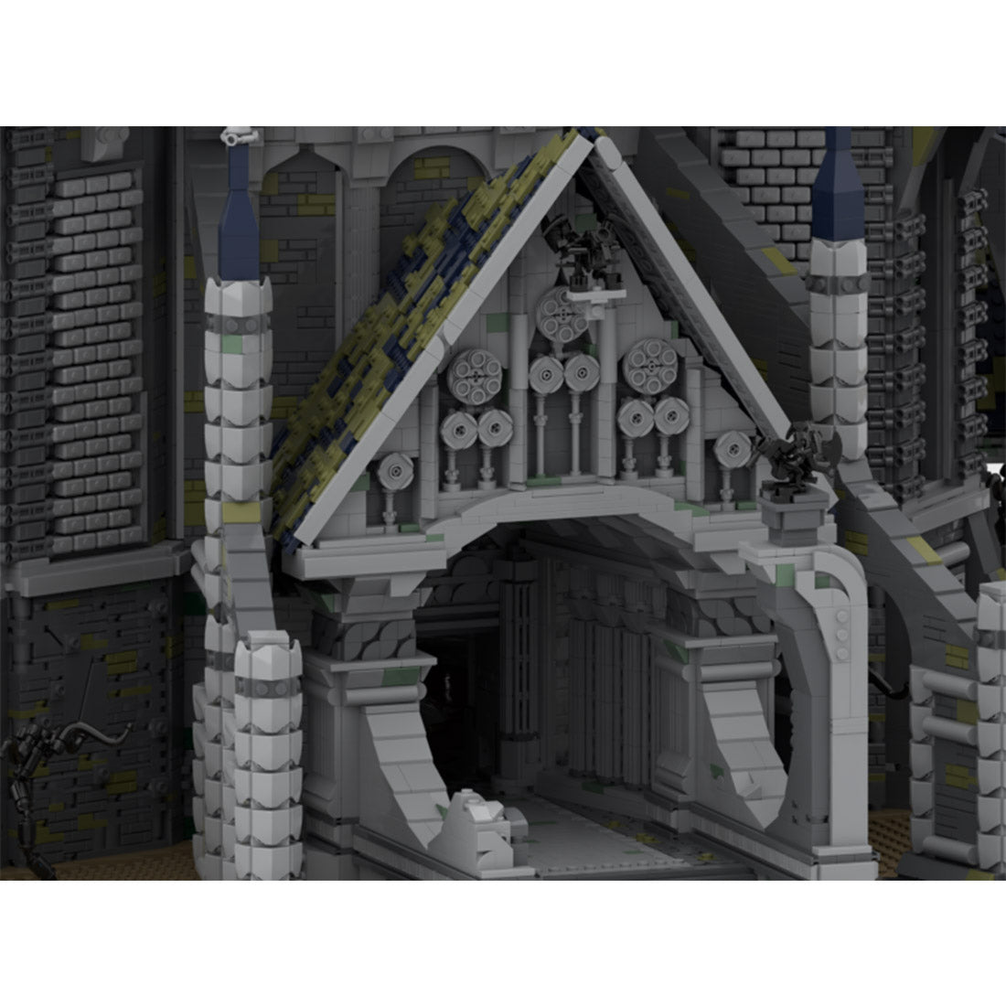 moc-161243 hyrule castle building blocks set – zelda tears of the kingdom giant moc model (47821pcs)