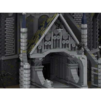 moc-161243 hyrule castle building blocks set – zelda tears of the kingdom giant moc model (47821pcs)