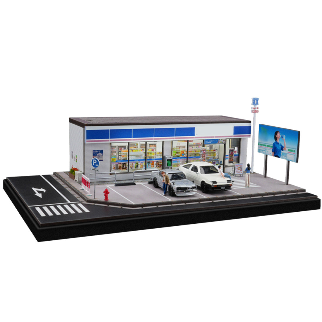 1/64 scale lawson convenience store diorama building scene model