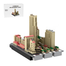 moc-138111 1/2000 scale rockefeller center building blocks set (838pcs)