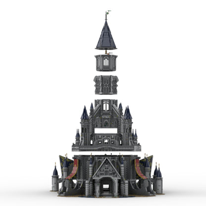 moc-161243 hyrule castle building blocks set – zelda tears of the kingdom giant moc model (47821pcs)