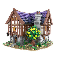 moc-202047 medieval tavern & inn building blocks set(3745pcs)