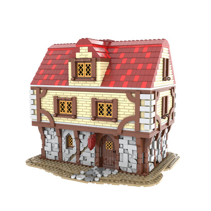 moc-192313 medieval inn building blocks set(3191pcs)