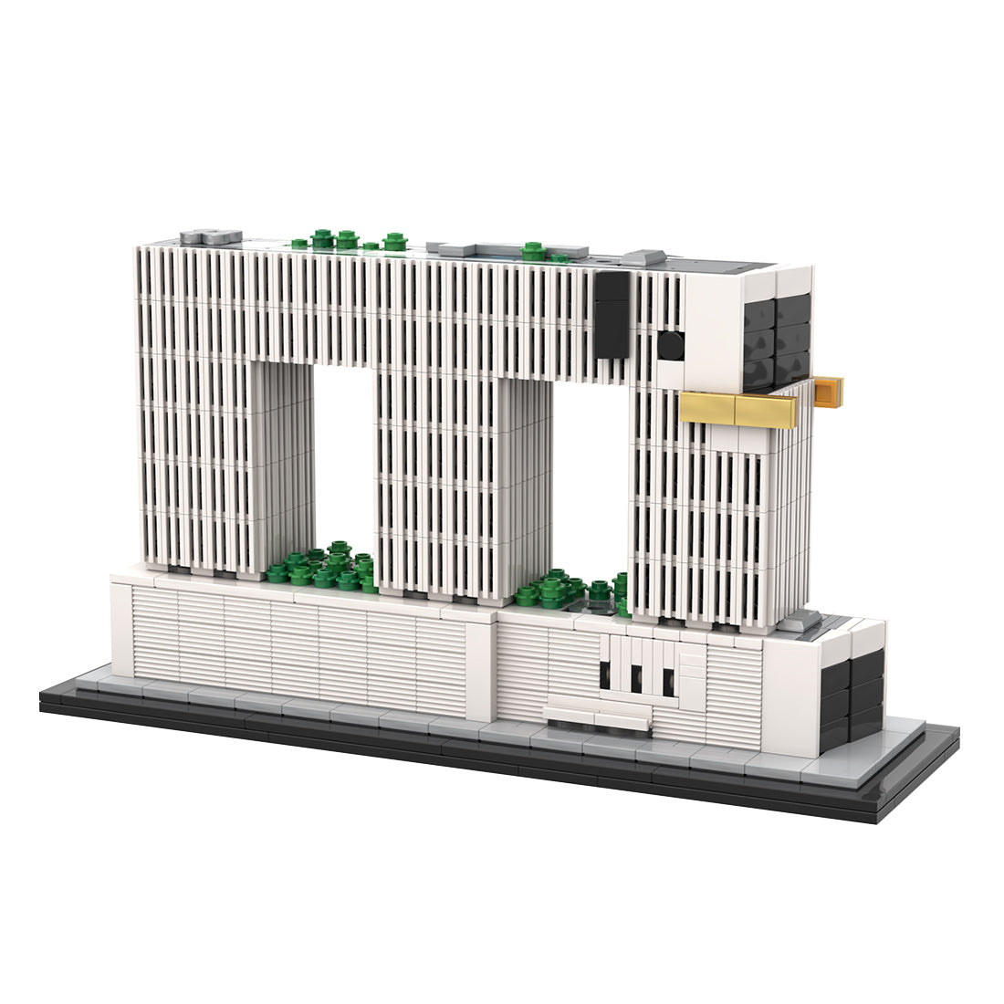 moc-237294 1/800 scale elephant building blocks set (1047pcs)