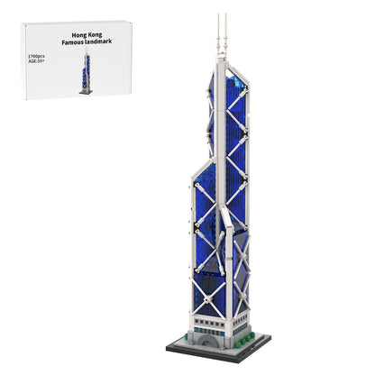 MOC-234438 1/800 Scale  Hongkong  Bank of China Tower Skyscraper Building Blocks Set (1700PCS)