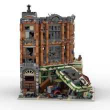 moc-66422 corner garage - apocalypse version building blocks set（3065pcs+）