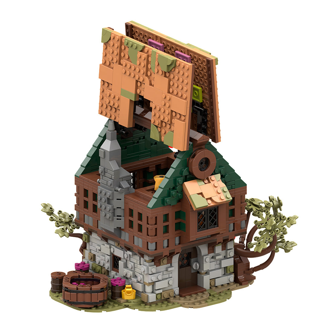 MOC-265016 Medieval WineHaven Wine House Building Blocks