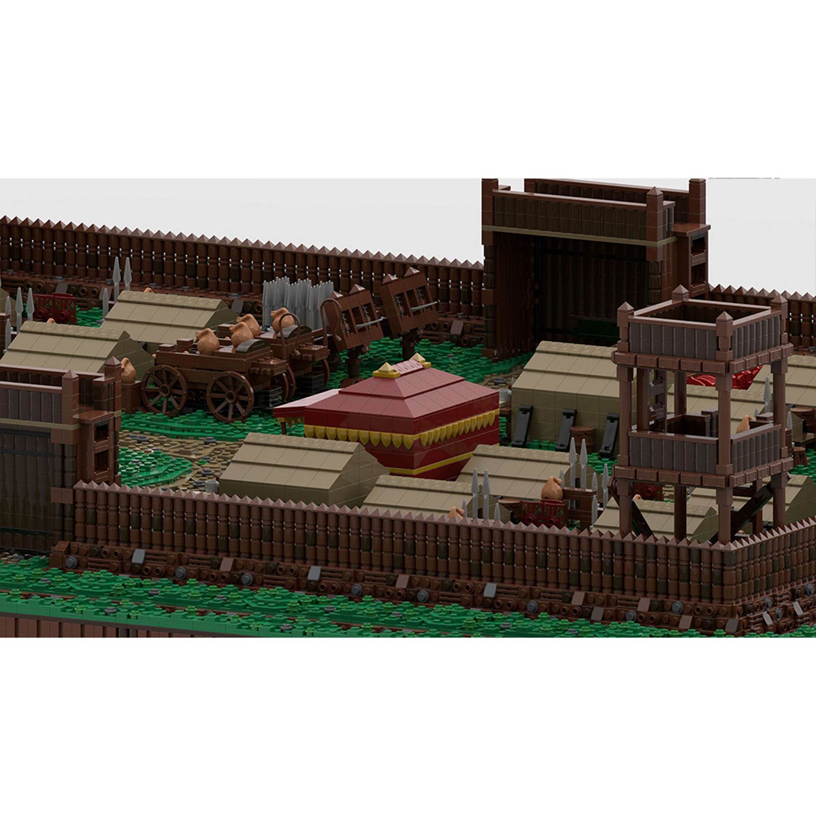 moc-139859 roman field camp (medium) building blocks set (31789pcs)