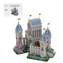 medieval ivory fantasy castle building blocks set(8027pcs)