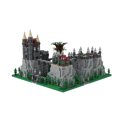moc-217532 castle in the mountains building blocks set (4504pcs)