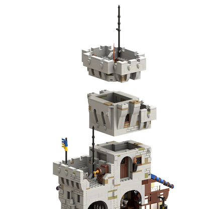 MOC-269330 Medieval Black Falcon's Outpost Castle Building Block