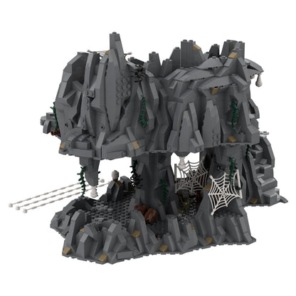 moc-55839 shelob's lair building blocks moc set (2261pcs)