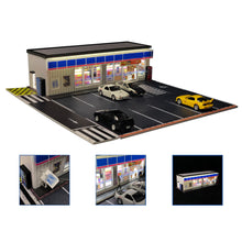 1/64 Scale Lawson Convenience Store Diorama Building Scene Model with Parking Area