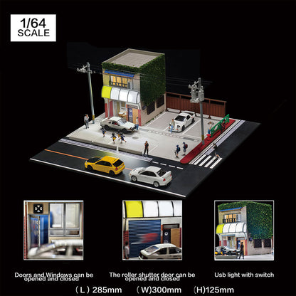 1/64 Scale Tofu Shop Diorama Building Scene Model