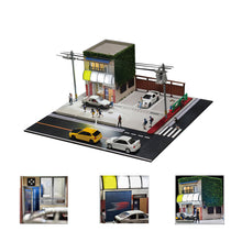 1/64 Scale Tofu Shop Diorama Building Scene Model with Parking Area&nbsp;