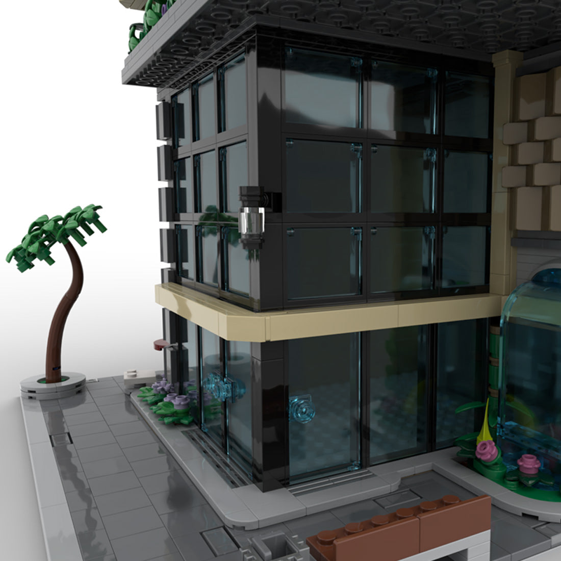 moc-254356 modern skyscraper building blocks set(4602pcs）