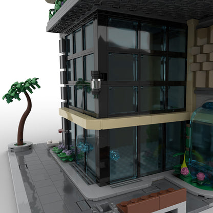 moc-254356 modern skyscraper building blocks set(4602pcs）