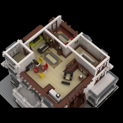 suburban residence building block set(7407pcs)