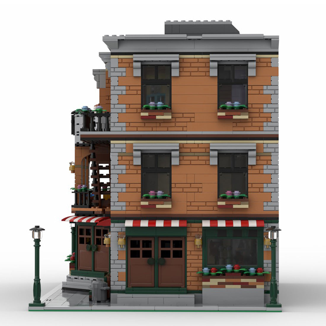 moc-79570 friends apartment building blocks (4642pcs)