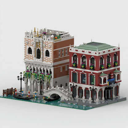 moc-84806 venice palace canal and bridge building blocks set