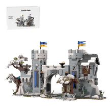 moc-237647 black falcon castle gate building blocks set(1412pcs)