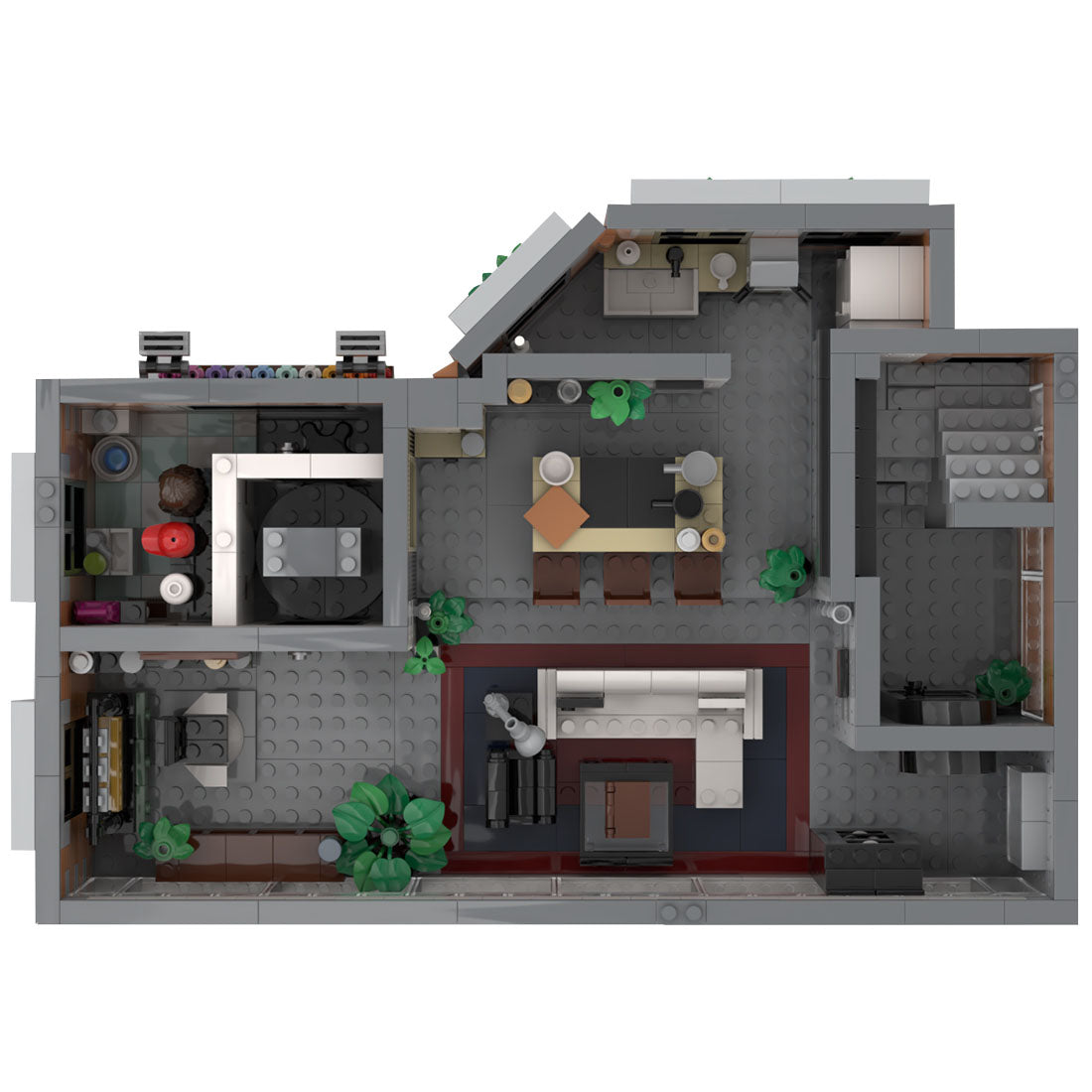 moc-89341 sitcomplex queer eye building blocks (1362pcs）