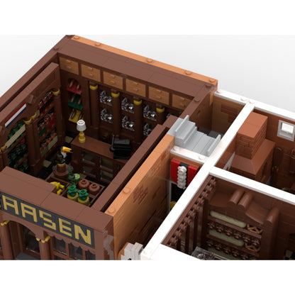 moc-197879 colonial goods store & old bakery building block set(7296pcs)
