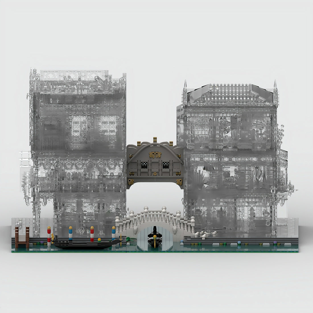 moc-84806 venice palace canal and bridge building blocks set