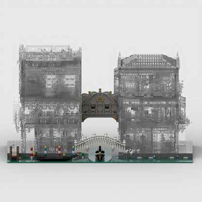 moc-84806 venice palace canal and bridge building blocks set