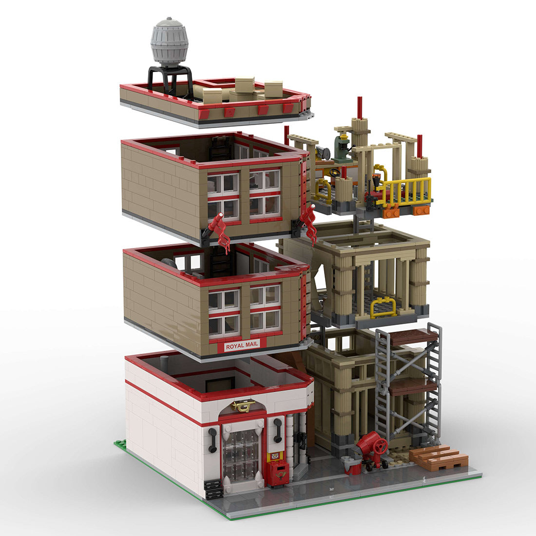 MOC-255310 Royal Post Office modular city building