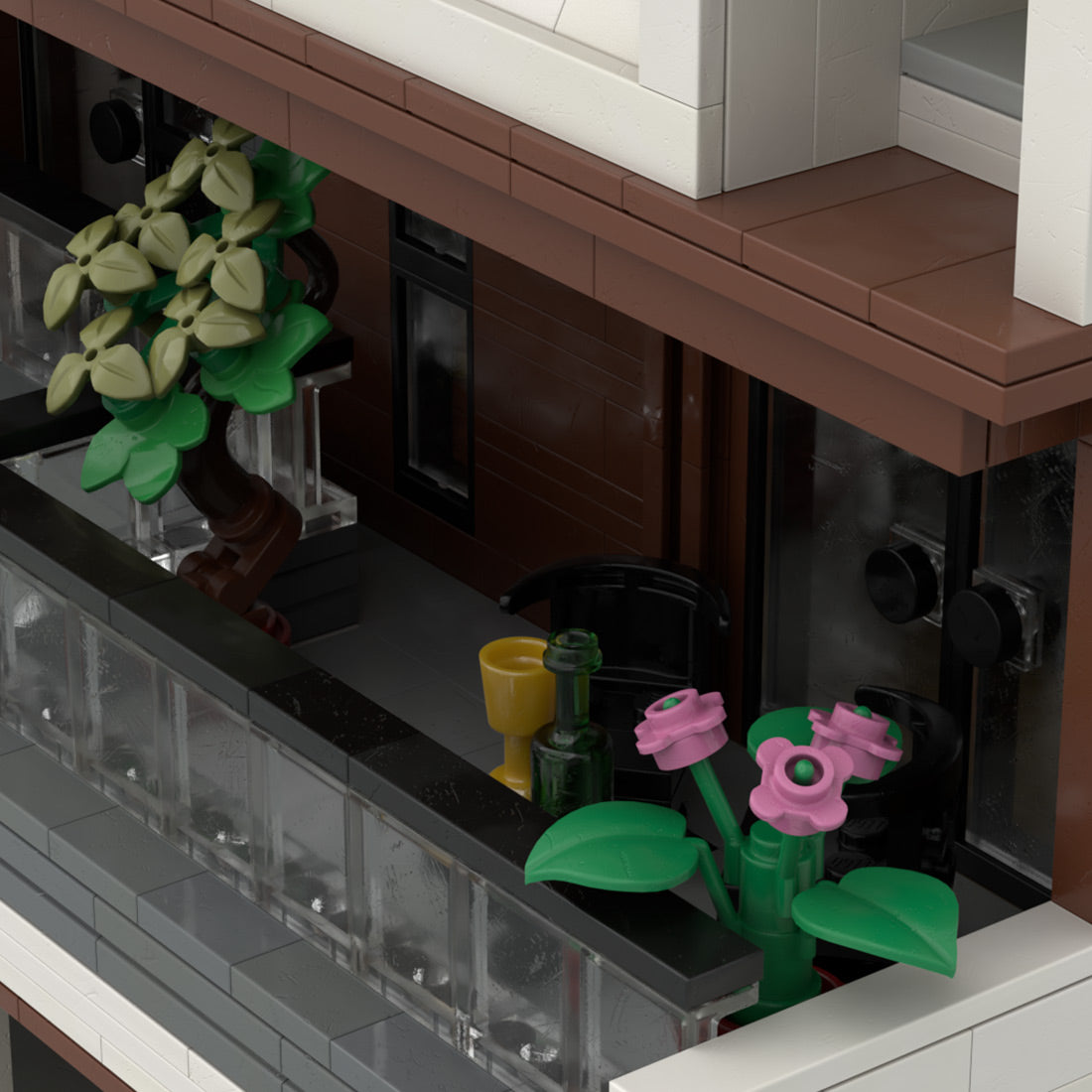 moc-202019 modern house concept building blocks set (4572pcs)