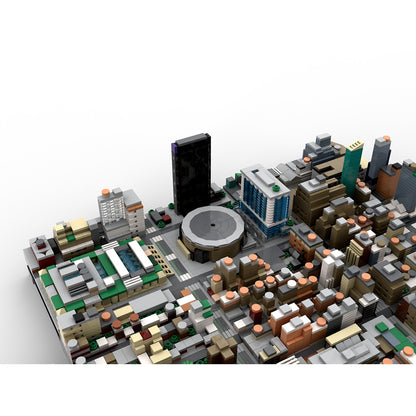 moc-243095 manhattan midtown chelsea building blocks set (13617pcs)