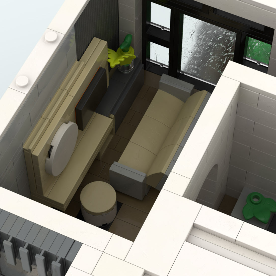 moc-202019 modern house concept building blocks set (4572pcs)