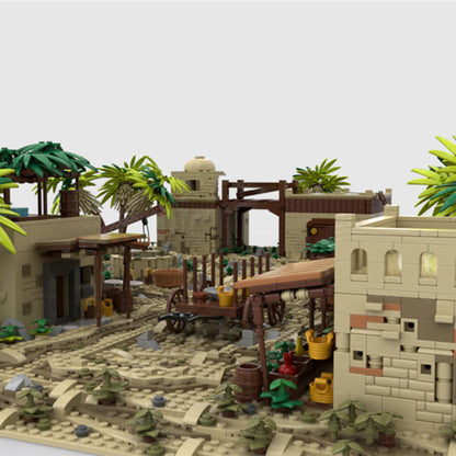 moc-215645 ancient egypt market building blocks set (10460pcs)