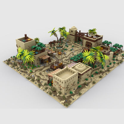 moc-215645 ancient egypt market building blocks set (10460pcs)