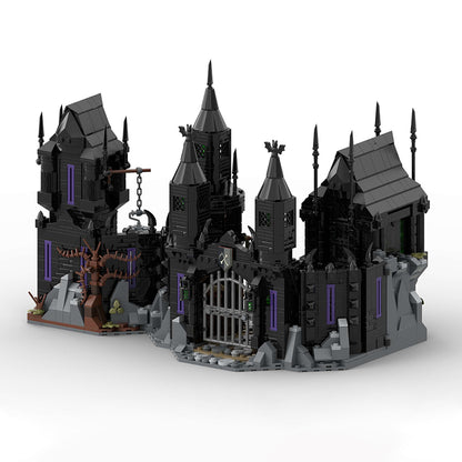 moc-214995 medieval undead city fortress building blocks